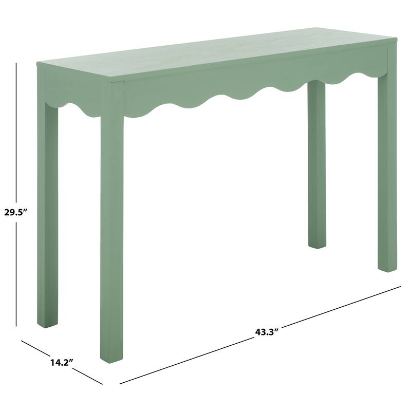 SAFAVIEH Home Lilith Wave Console Table - 43"W x 14"D x 30"H