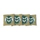 preview thumbnail 1 of 1, Colorado State Rams Gold Cornhole Bags All-Weather Resin Filled