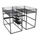 preview thumbnail 15 of 14, Twin Metal Bunk Bed with Desk, Shelves, and Storage Staircase, Ensuring Safety
