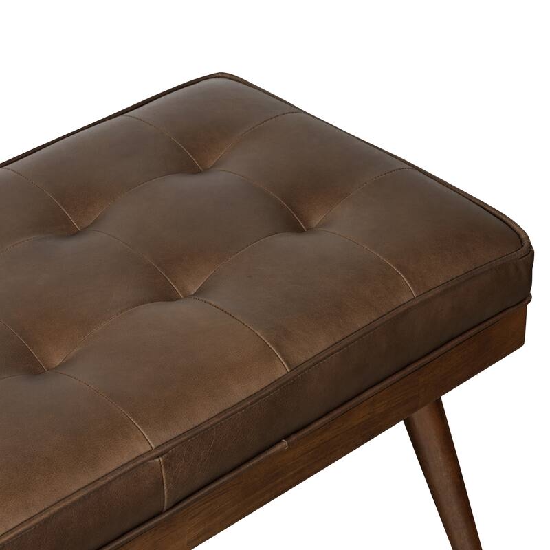 Poly & Bark Luca Bench - Full Grain Genuine Italian Leather