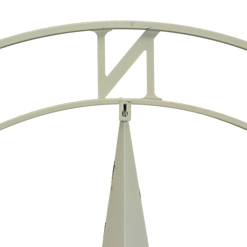 Indoor Outdoor Metal Compass Rose Wall Sculpture 39.5 Inch Diameter