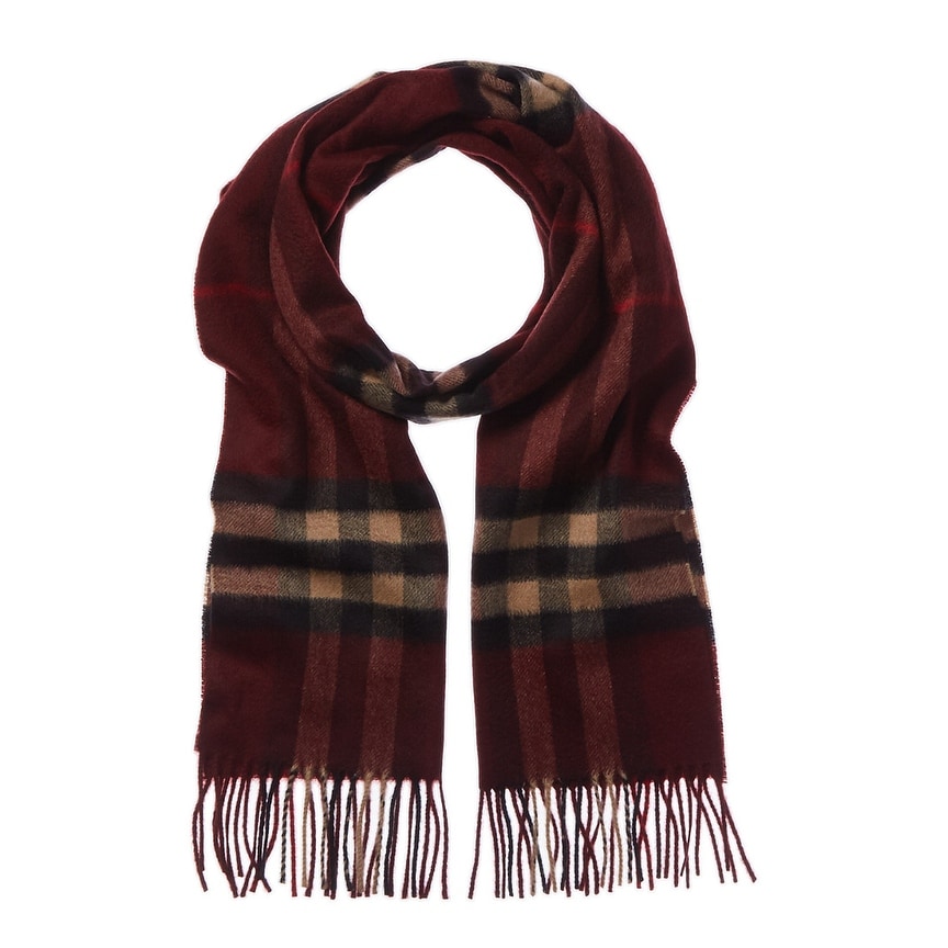 burberry claret scarf