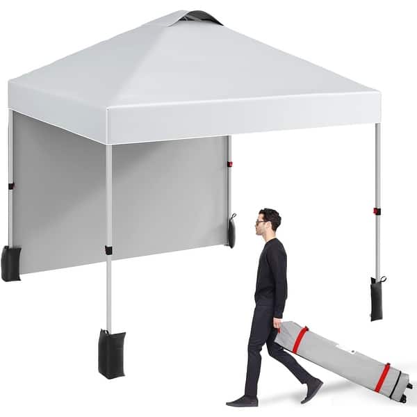 10x10FT Popup Canopy，Patio Tent，Patented One Push Tent for Outdoor