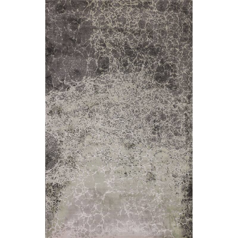 Multi-Color Turkish Area Rug Machine Made Abstract Carpet - 5'0" x 8'0"