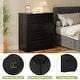 preview thumbnail 9 of 8, 3/4/5/6 Drawer Dresser, Chest of Drawers with Large Storage, Tall Dresser and Organizer Wooden Cabinet