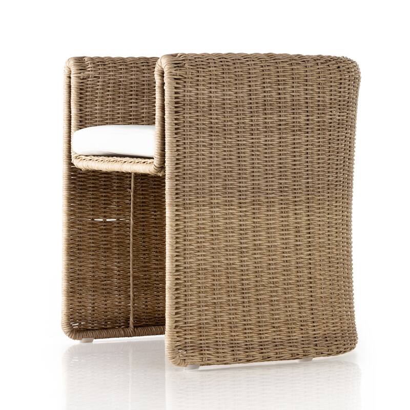 Atwood Outdoor Dining Chair-Weathered Grey-FSC