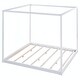 preview thumbnail 4 of 16, King Size Canopy Platform Bed with Support Legs