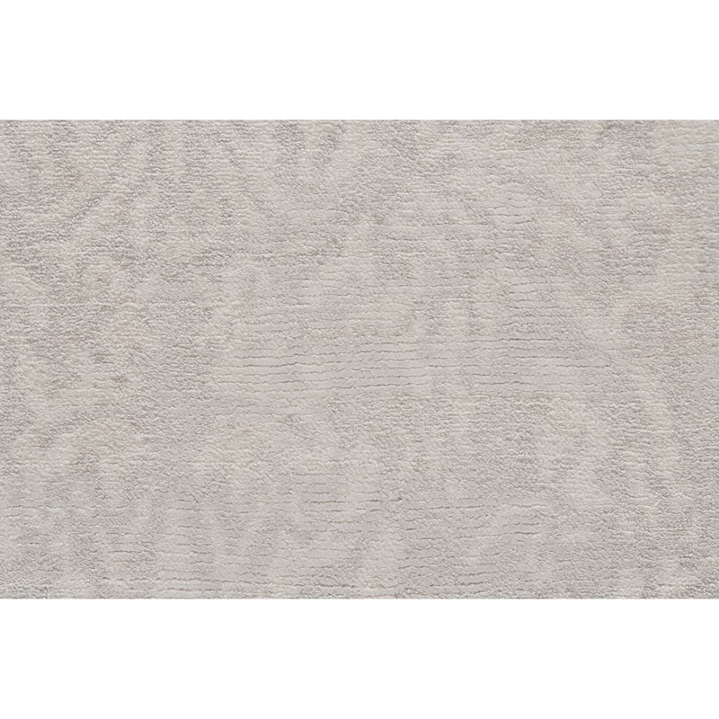 Jasmel Distressed Damask Rug, Silver Birch/Light Gray