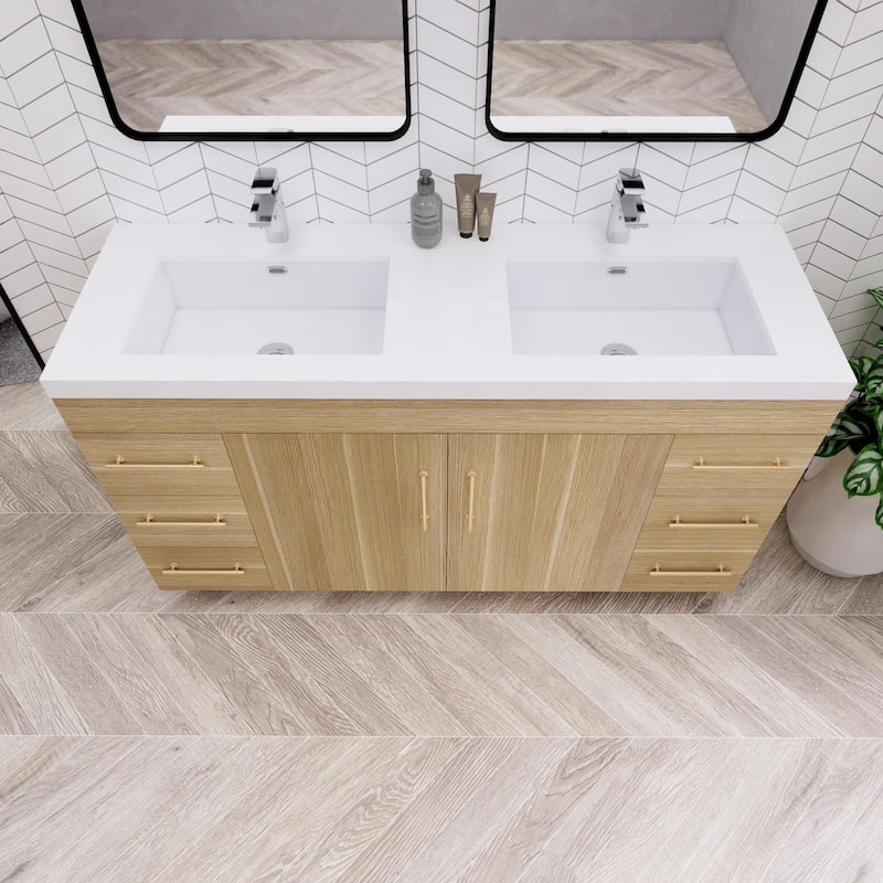 Eliza 60'' Freestanding Vanity with Double Sink