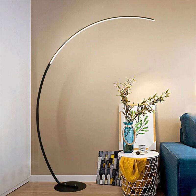 62.98 Inches Metal Arched Floor Lamp