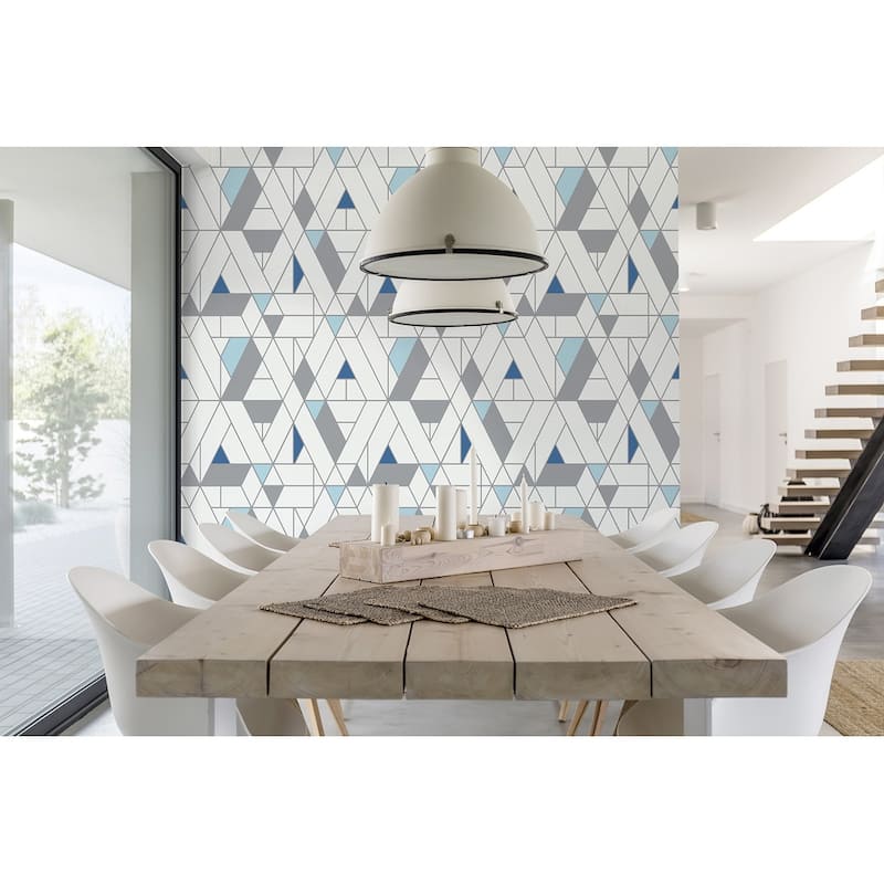 NextWall Kaleidoscope Peel and Stick Removable Wallpaper
