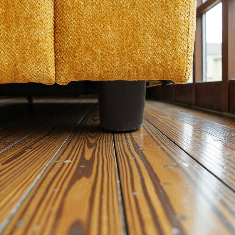 94.8" Chenille Deep Seat Sofa, Modern Cloud-Like Upholstered 3-Seater Couch for Living Room, Bedroom, Office & Apartments