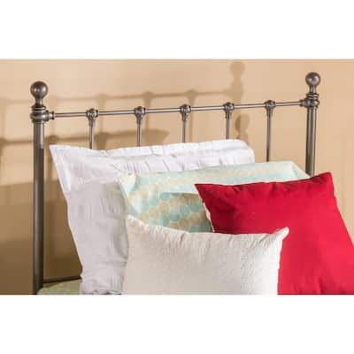 Hillsdale Molly Metal Headboard, Black Steel