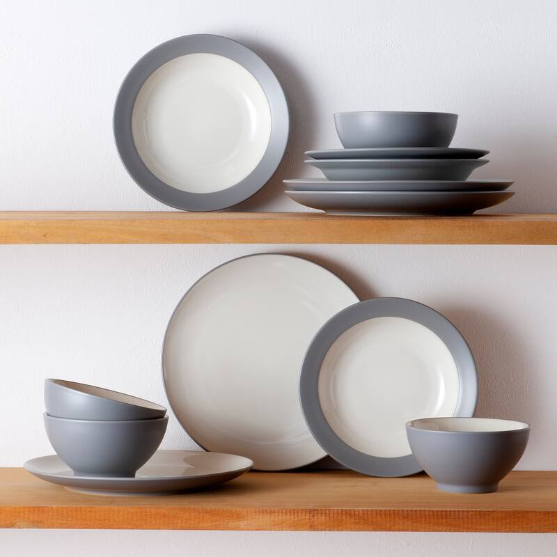 Noritake Colorwave 12-Piece Coupe Dinnerware Set, Service For 4