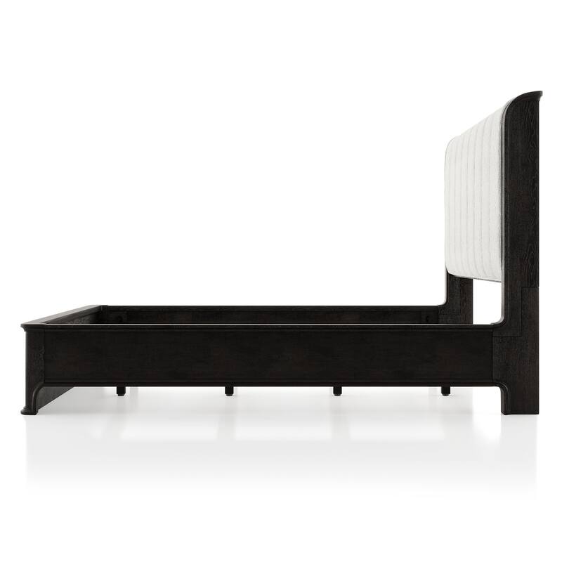 Furniture of America Addeso Modern Padded Wingback Panel Bed