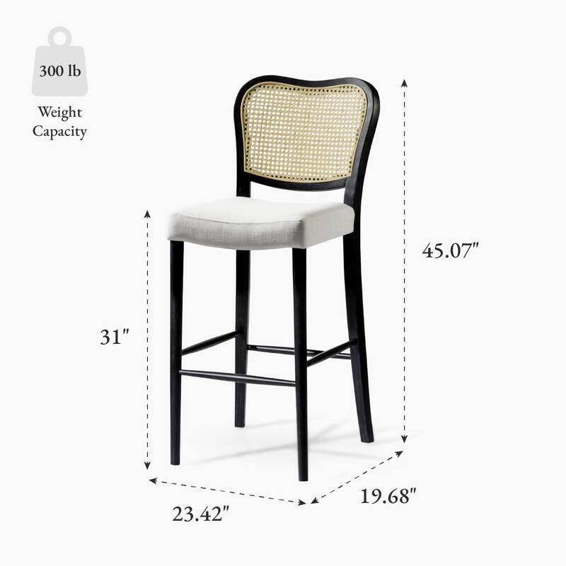 Maven Lane Vera Kitchen Dining Stool