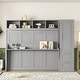 preview thumbnail 18 of 48, Full and Queen Murphy Beds Wall Beds with Wardrobes and Drawers