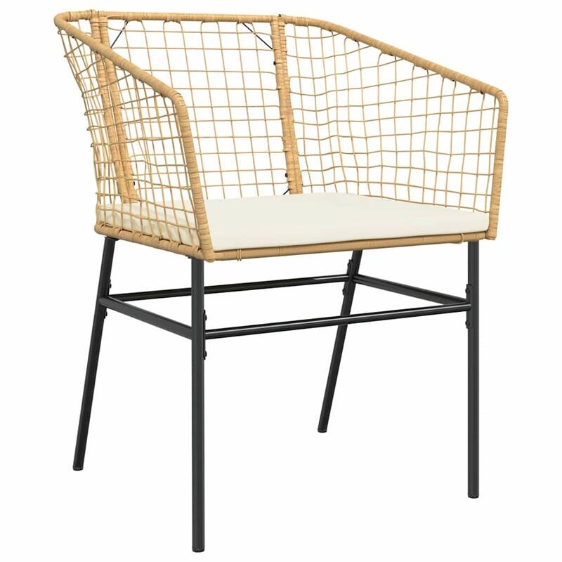 vidaXL Garden Dining Set Poly Rattan