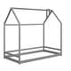 preview thumbnail 32 of 45, Twin Solid Wood Bed with House Design & Guardrails - Safe & Fun