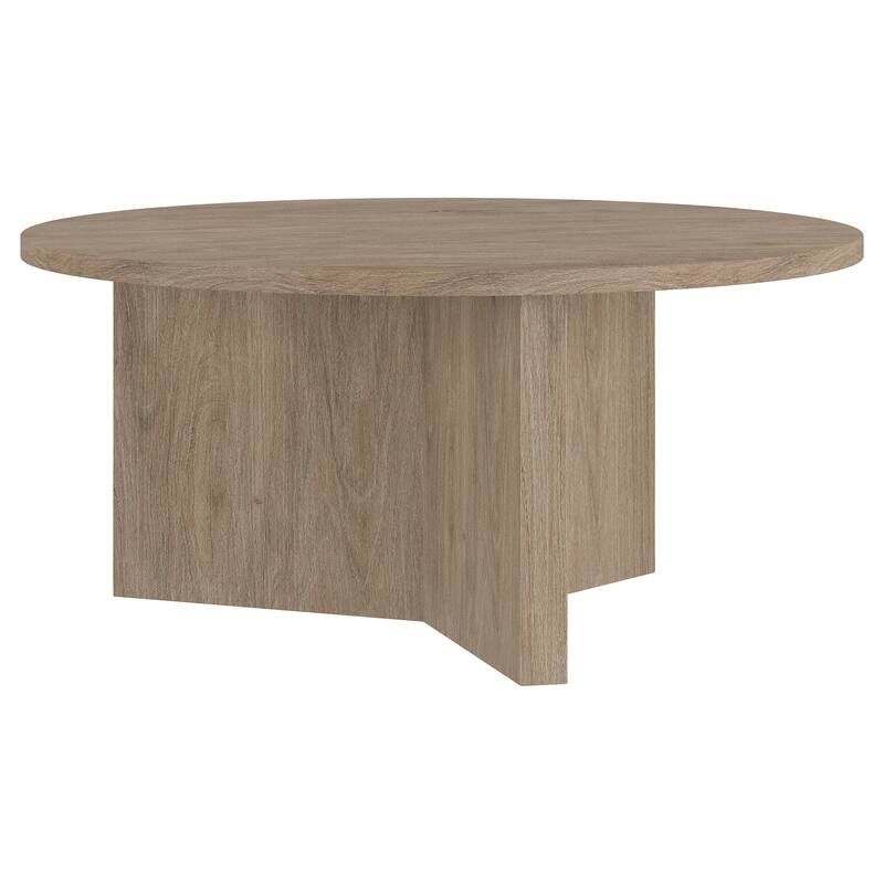 Anders 36" Wide Round Coffee Table