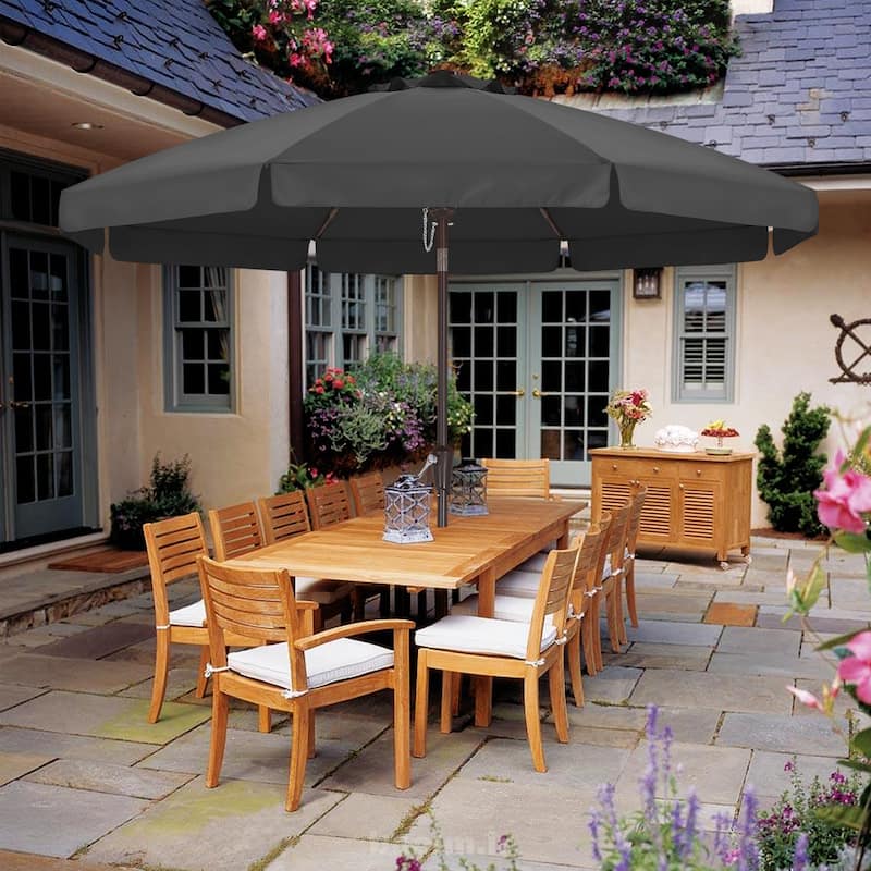 ABCCANOPY 10FT Outdoor Table Market Umbrella Tilt and Crank for Garden