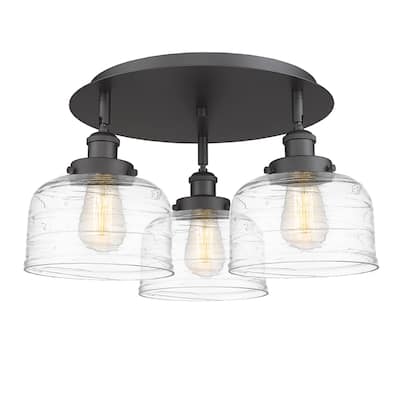 Innovations Lighting Bell - 3 Light Flush Mount