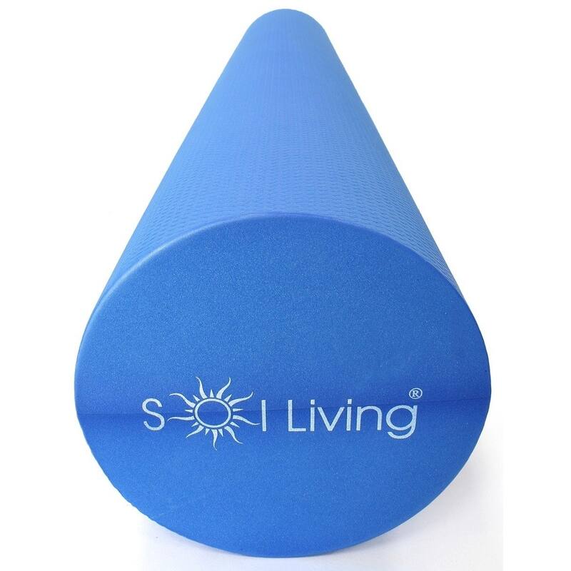 Sol Living High-Density Foam Roller - Muscular Relaxation, Workouts & Physical Therapy