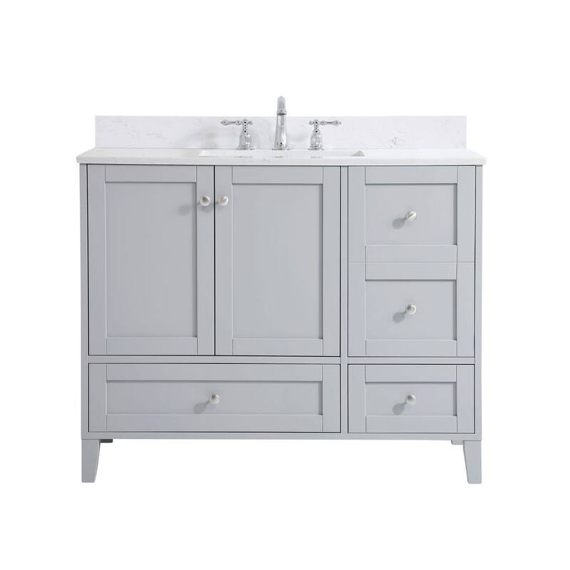 Elegant Lighting VF18042-BS Sommerville 42" Free Standing Single Basin