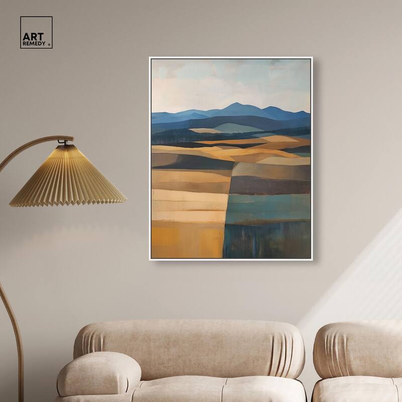 Clash of Shades Canvas by Art Remedy