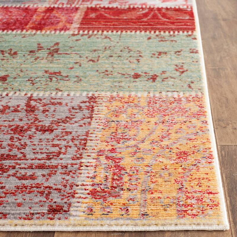 SAFAVIEH Valencia Alessja Distressed Vintage Boho Oriental Polyester Rug