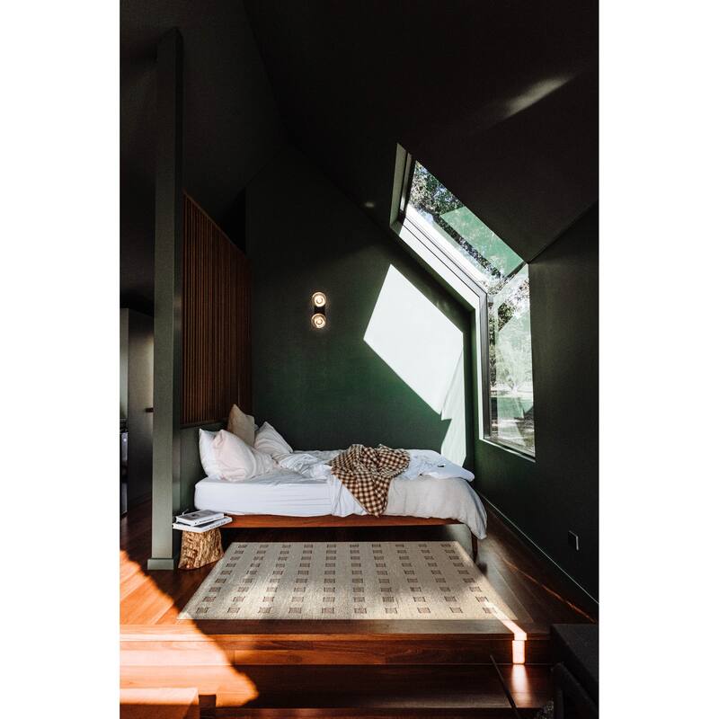 ECARPETGALLERY Braid weave Sienna Cream Wool Rug - 5'4 x 7'6