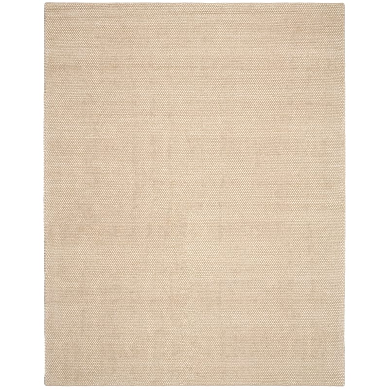 DKNY Pure Rows Handwoven Farmhouse Wool Indoor Rug - Ivory Taupe - 5'3" x 7'3"