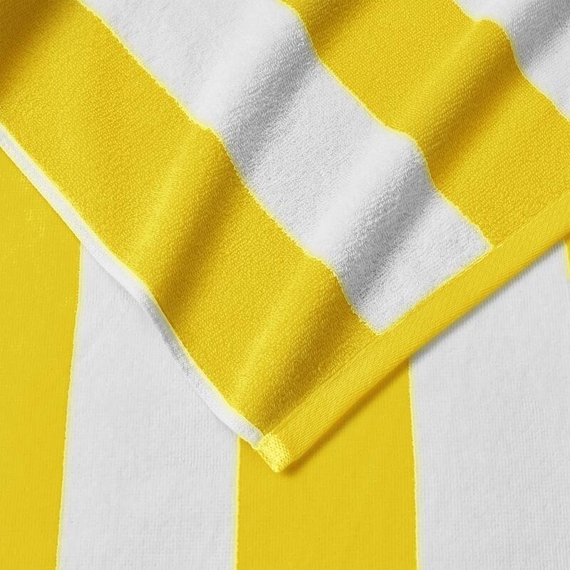Luxurious Cotton Vibrant Colored Striped Beach Towel