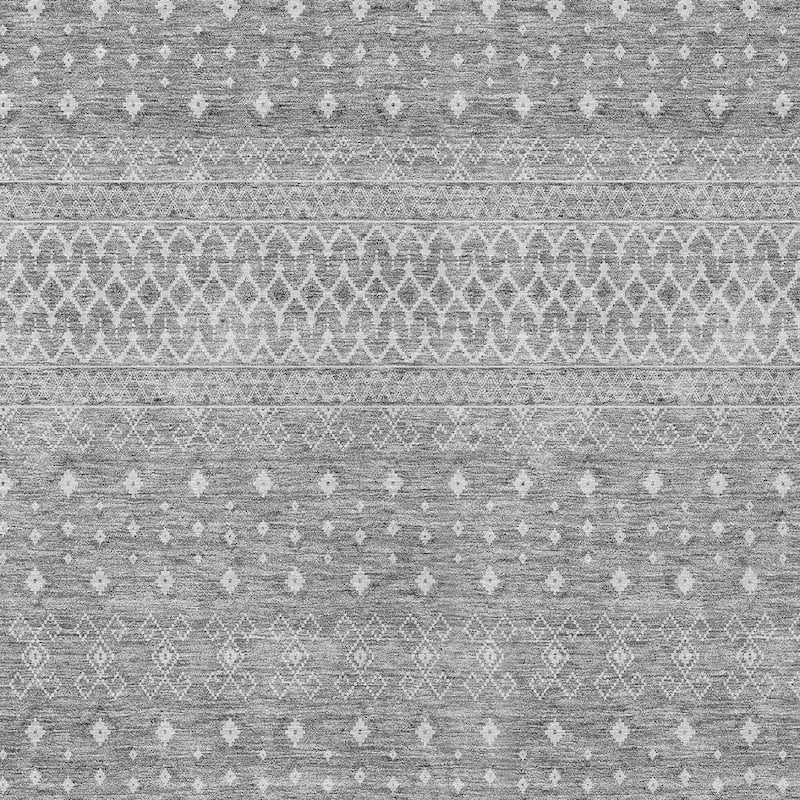 HomeRoots Tribal Transitional Rectangle Outdoor Rug