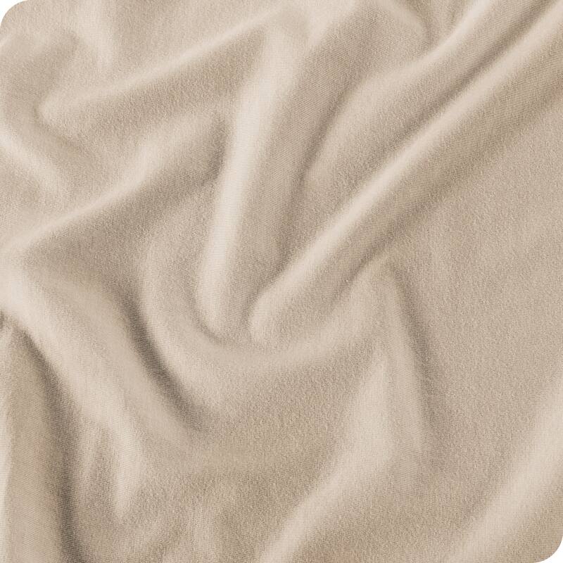 Bare Home Organic Cotton Jersey Fitted Sheet