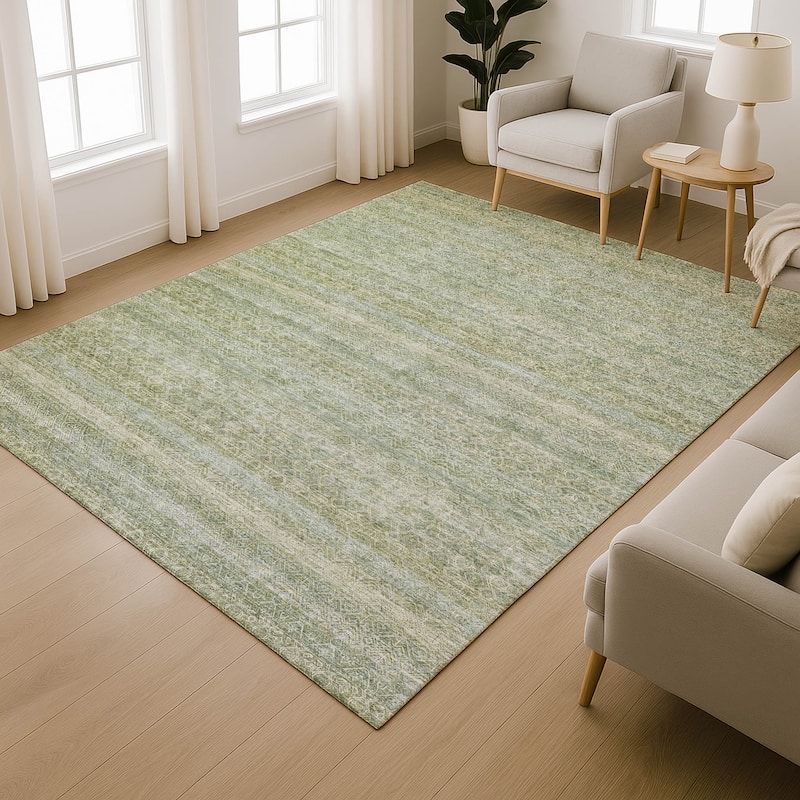 Premium Washable Super Soft Boho Stripes Mayfield Rug