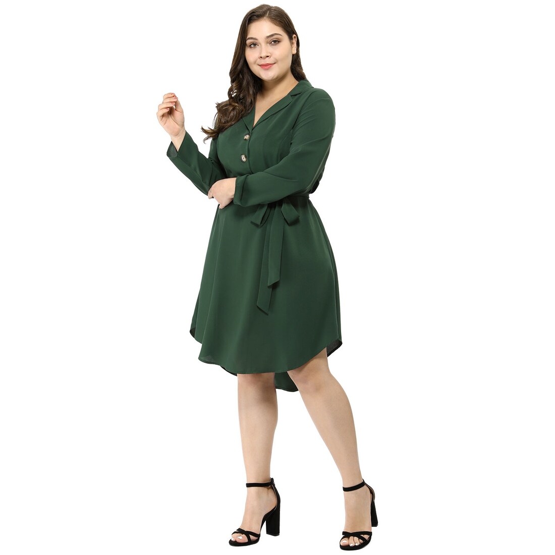 Shop Women S Plus Size Career Button Down Lapel Vintage Shirt