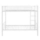 preview thumbnail 12 of 16, Twin Over Twin Bunk Bed,Versatile Metal Bed with Build-In Ladder