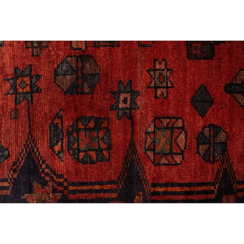 ECARPETGALLERY Hand-knotted Konya Anatolian Red Wool Rug - 5'2 x 6'8