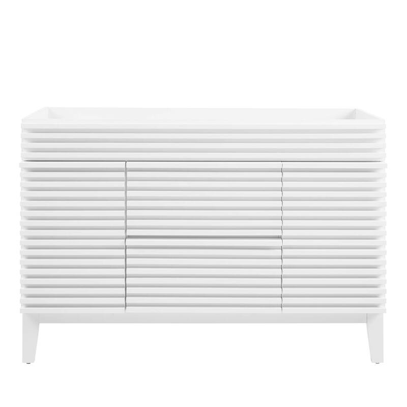 Render 48" Single Sink Compatible (Not Included) Bathroom Vanity Cabinet