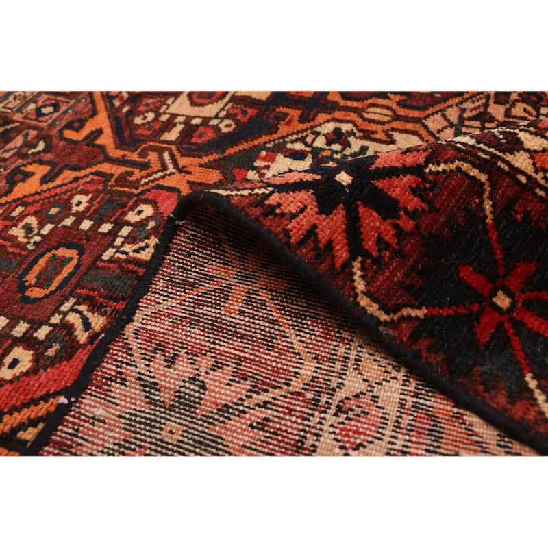 ECARPETGALLERY Hand-knotted Kayseri Vintage Red Wool Rug - 4'5 x 9'5