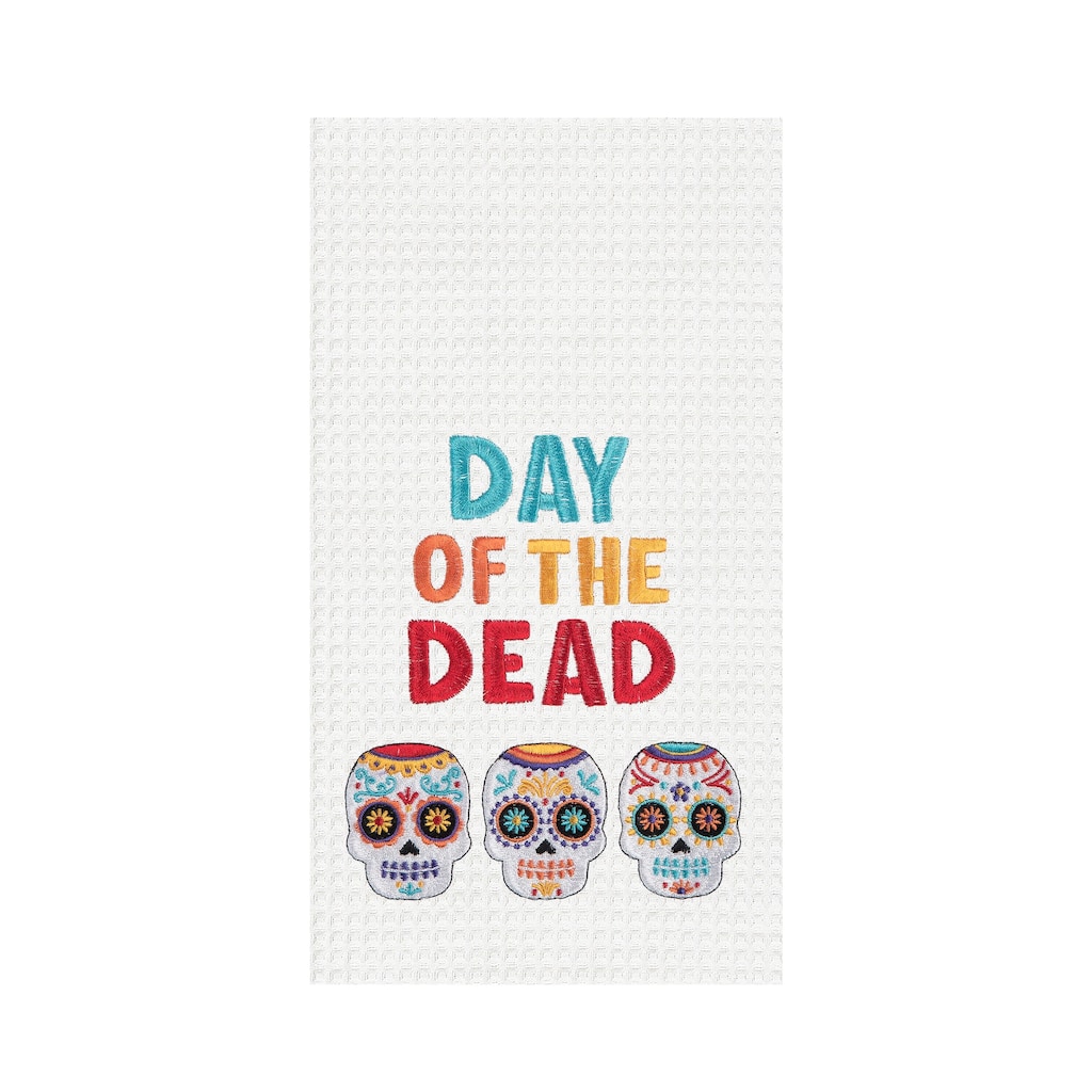 Day Of The Dead Skull Trio Towel