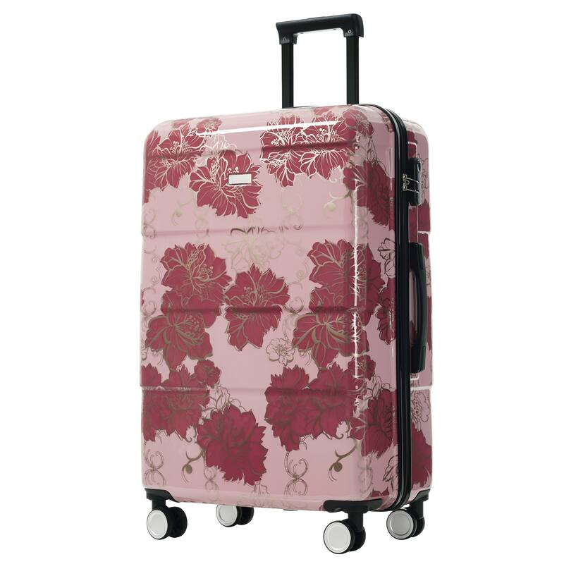 Luggage Sets New Model PC 5pcs, Hardside Lightweight Durable 20IN 24IN 28IN Suitcases with Lock Spinner Wheels