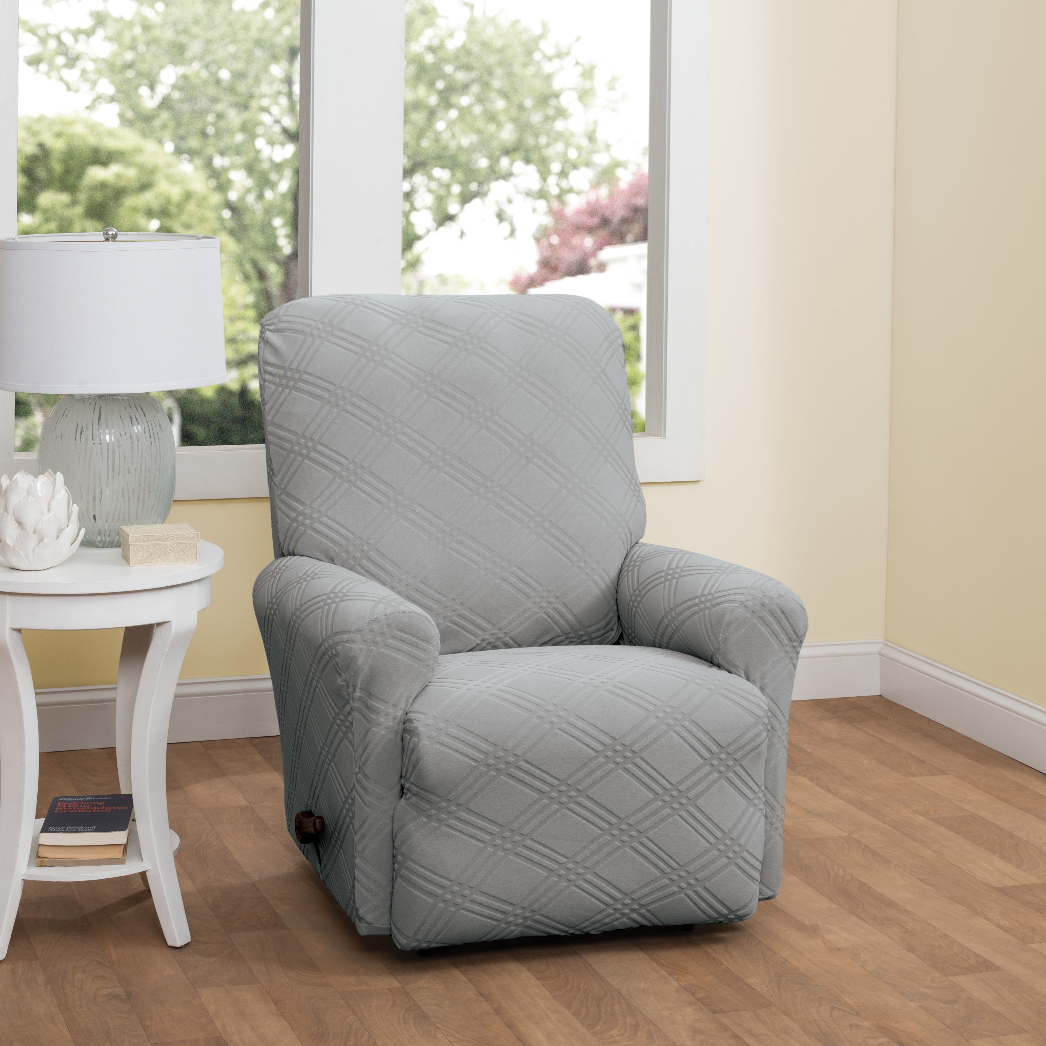 Stretch Sensations Stretch Double Diamond Recliner Slipcover Bed Bath Beyond 18844124