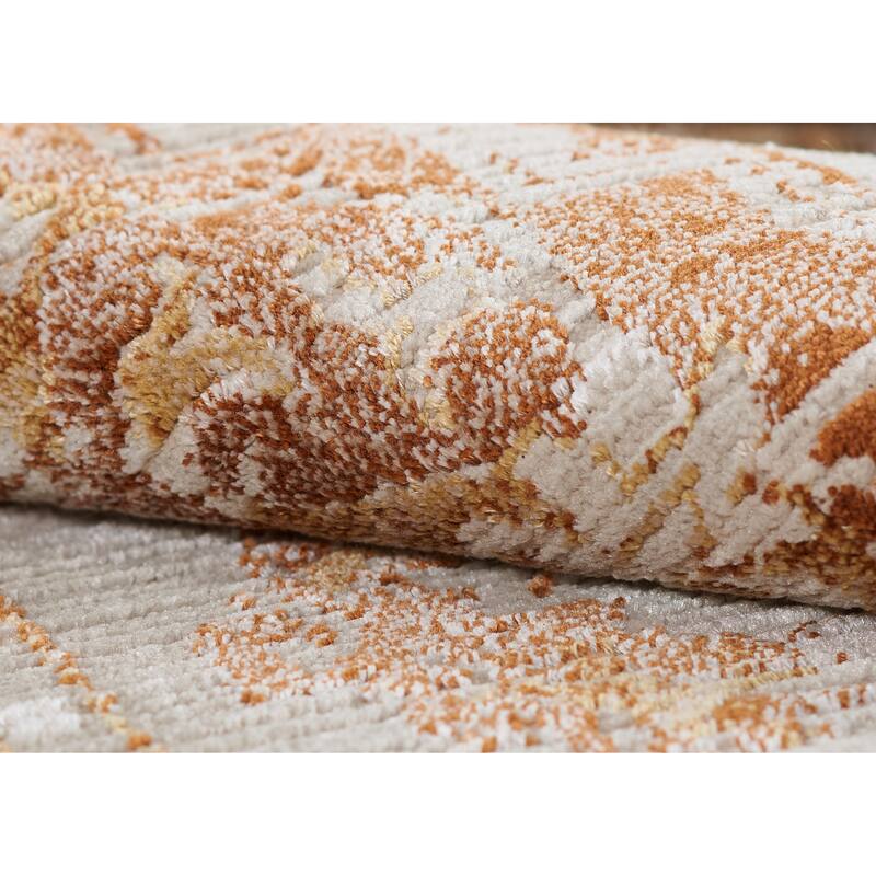 Momeni Cambridge Viscose Medallion Area Rug