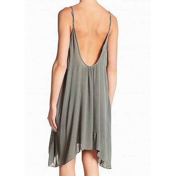 sage green shift dress