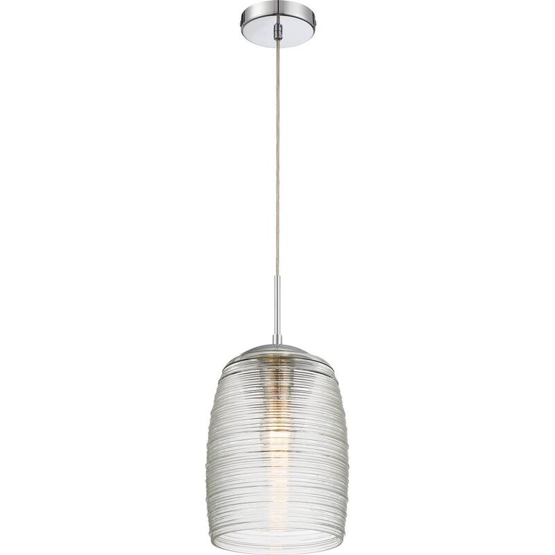 Rebound 1-Light Mini Pendant in Polished Chrome - Polished Chrome