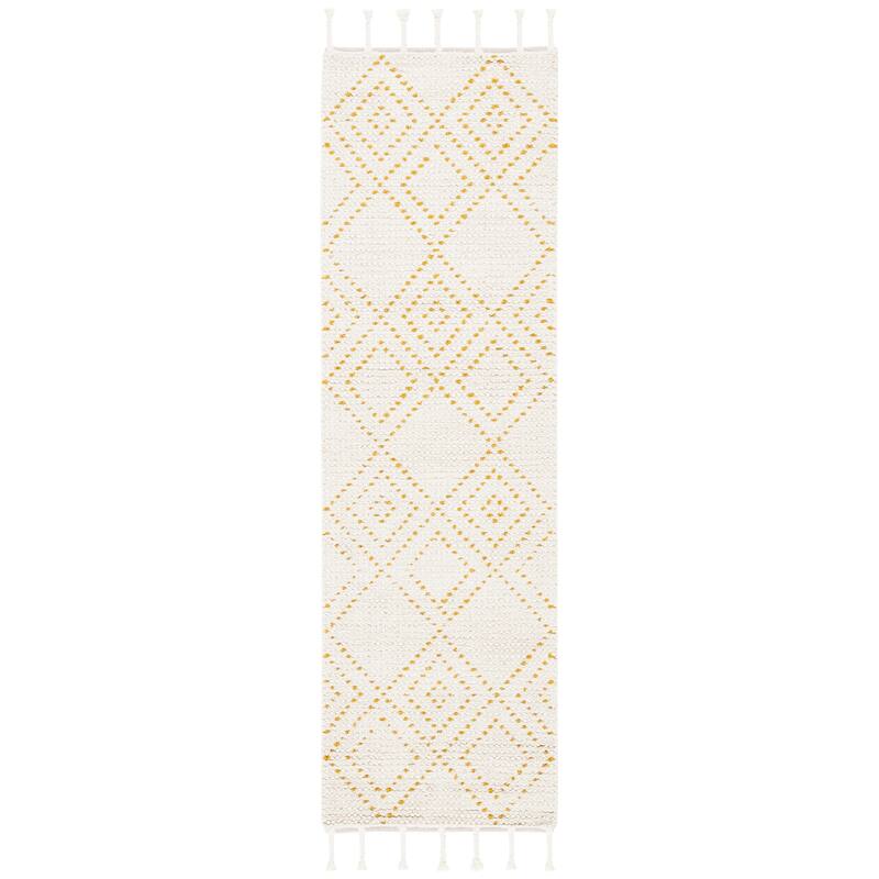 SAFAVIEH Handmade Casablanca Violante Moroccan Wool Tassel Rug