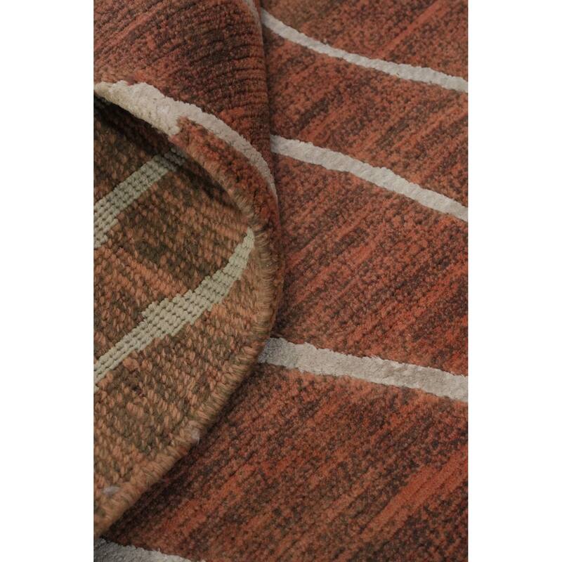 Modern Wool Gabbeh Oriental Runner Rug 3x8 - 7' 9'' X 2' 8''