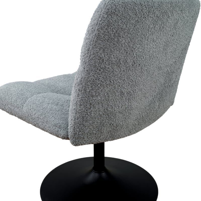Art Leon Fabric Swivel Accent Chair with Ottoman